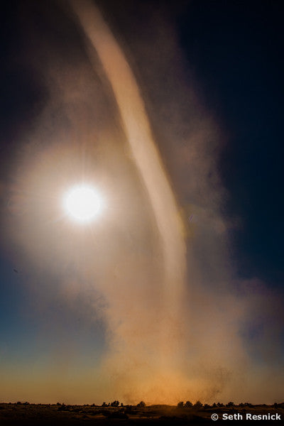 Tornado in Sahara, Morocco