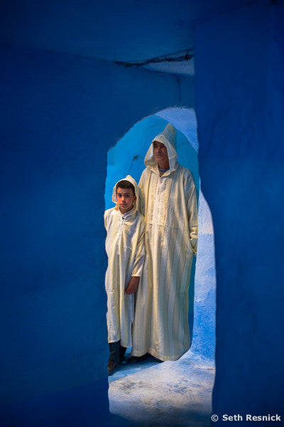 Father and Son Chefchaouen, Morocco
